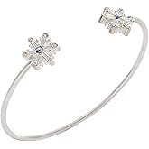 Alex and Ani Snowflake Flex Cuff Bracelet