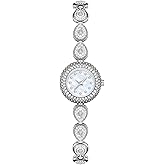 ADSBIAOYE Watches for Women Luxury Vintage Ladies Colorful Crystal Bracelet Chain Watches Diamond Dial Waterproof Fashion Dress Quartz Watch