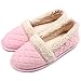 ChicNChic Women Plush House Slippers Ladies Non Slip Indoor Winter Bedroom Shoes Pink 7-8 B(M) US