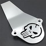 Motorbike Chromed skull Aluminum Drive Shaft Cover