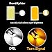 Partsam Pack2 7443 Switchback Amber White High Power Projector LED Bulbs Front Turn Signal Light Super Bright Aluminum 22-5730SMD Led for 2015 Chevrolet Suburban Tahoe