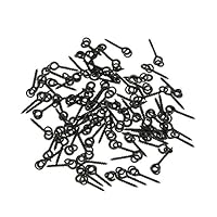 Youwend 100Pcs Threaded Boilie Bait Screws for Carp Hair Rigs Hooks Carp Fishing Terminal Tackle