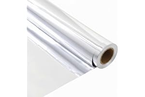 Japard 4 x 328 Ft Highly Reflective Film Roll for Outdoor Indoor Plant Grow Tent Warm House Greenhouse Room Silver