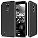 TJS LG Stylo 3 / LG Stylo 3 Plus Case, Dual Layer Hybrid Shockproof Drop Protection Impact Rugged Case Armor Cover (Black)