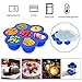 Accessories for Instant Pot Compatible with 6,8 Qt, Ninja Foodi 8qt - Stainless Steel Steamer Basket, Springform Pan, Egg Steamer Rack, Silicon Egg Bites Mold and More (Blue)