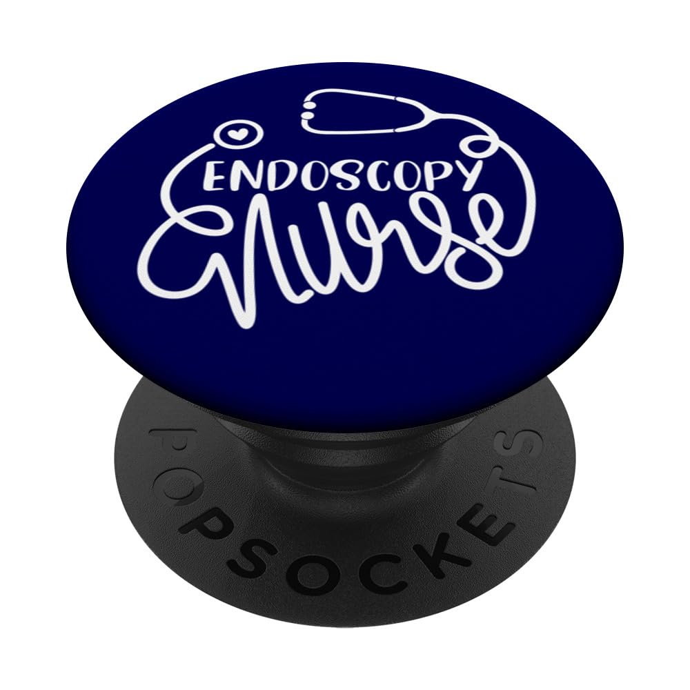 Endoscopy Nurse Cute Gastroenterology Nursing Department RN PopSockets Swappable PopGrip