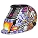 SODIAL(R) Welding Mask Hood Welding Helmet Solar Automatic(Solar Power for Recharge) Face Protection (Clown + Pistol)