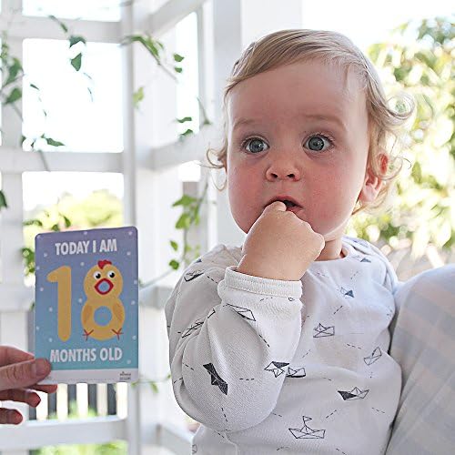 Mimosa Toddler Cards - Set of 32 Milestone Cards to capture the special moments in a toddler's early years (1-3 years)