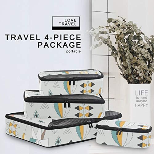 折りたたみ紙 かわいい トラベルポーチ アレンジケース ４点セット 収納ポーチ 衣類 化粧品 小物 仕分けポーチ 軽量 収納トラベルグッズ 大容量 旅行 出張 B0kbbkwn 1 450円