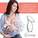 SILICONE MANUAL BREASTMILK PUMP – Bonus Dust Free Lid & Carrying Case | Eliminate Wasted Breastmilk | Hands-Free Breast Feeding | Effortless Suction Milk Saver | FDA Approved BPA Free |