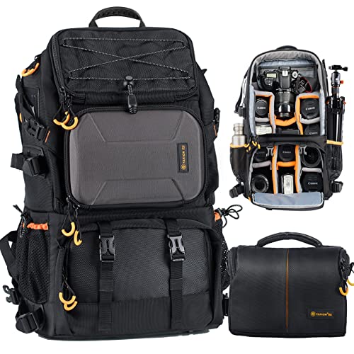 TARION Kamerarucksack Groß 2-in-1 Fotorucksack und Kameratasche Set PB-01