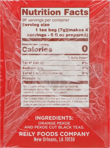 LUZIANNE UNSWEETENED ICED TEA BAGS, FAMILY SIZE, 24CT BOX (PACK OF 1)