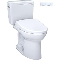 TOTO Drake WASHLET+ Two-Piece Elongated 1.6 GPF TORNADO
