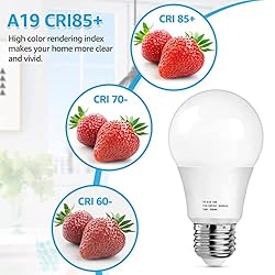 MAXvolador A19 LED Light Bulbs 1500LM, 100-125 Watt