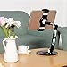suptek Aluminum Tablet Desk Stand for iPad, iPhone, Samsung, Asus and More 4.7-11 inch Devices, 360° Flexible Cell Phone Holder Mount, Good for Bed, Kitchen, Office (YF208D)