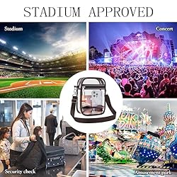 USPECLARE Clear Purse Stadium Transparent Messenger