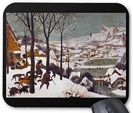 Amazon Co Jp ピーテル ブリューゲル 雪中の狩人 のマウスパッド フォトパッド 世界の名画シリーズ ホーム キッチン