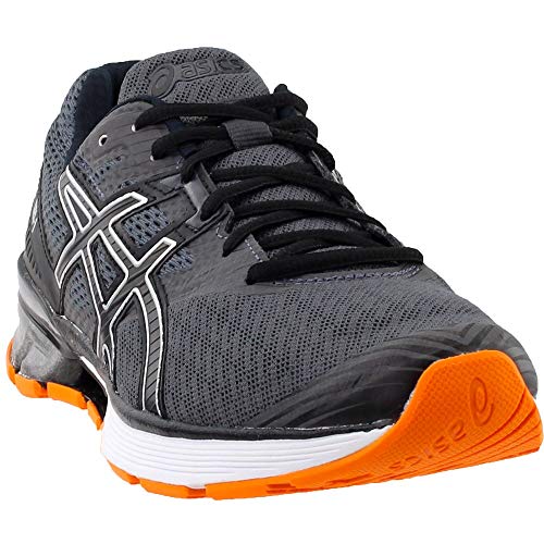 ASICS Gel1 Shoe Mens Running 14 Dark Grey-Black-Orange