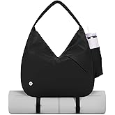 Ceneda Large Gym Bag for Women with Hidden Yoga Mat Holder & Shoe Compartment & Wet Pocket, Sports Duffle Bag for Travel