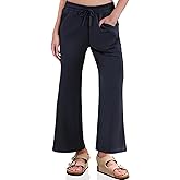 Lynroxia Women's Wide Leg Drawstring Elastic High Waisted Loose Sweatpants for Women with Pockets
