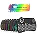 Mini Wireless Keyboard with Touchpad, Tripsky 2.4GHz Colorful Backlit Wireless Mini Keyboard,Handheld Remote for Android TV Box, Windows PC, HTPC, IPTV, Raspberry Pi, Xbox 360, PS3, PS4 (Black)