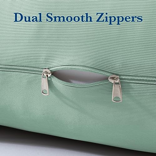 Sasttie Pregnancy Pillow Cover U Shaped, Cooling Maternity Pillow Cover