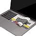 MOSISO Keyboard Cover Compatible with MacBook Pro 13 inch A1708 Without Touch Bar 2017 2016 Release & Compatible with MacBook 12 inch A1534, Silicone Protective Skin, Mac OS X Shortcut, White