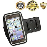 MeanHoo Cell Phone Fashion Armband Bag Running & Exercise Armband Protective Holder Pouch Case For Sweatproof Gym iPhone 6 6S Plus 5S 5C SE iPod Touch Samsung Galaxy S7 S6 S5 with Android
