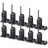 Retevis RT27 Two-Way Radios Rechargeable 2 Way Radio for Adults UHF FRS 22 Ch VOX Encrypted Security Heavy Duty Walkie Talkies (Black,10 Pack)