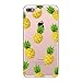iPhone 7 Plus / iPhone 8 Plus Case, Eouine Soft TPU Silicone Bumper Cover [Shock Absorption ] Protective Cases for Apple iPhone 7 Plus / iPhone 8 Plus 5.5 inch, Multi Pineapple