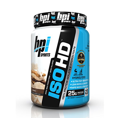Bpi sports iso hd 100% protein isolate & hydrolysate, s mores…
