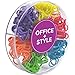 Office+Style Colored Rubber Bands with Close-Lid Storage Container, 120 Pieces