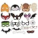 72-Pack of Halloween Photo Booth Props - Photobooth Selfie Prop Sticks, Party Supplies, Booth Accessories