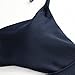 RXRXCOCO Womens Padded Push-up Bikini Set Bathing Suits Two Pieces Swimsuit Navy