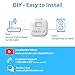SKYLINK SK-150 Basic Starter Kit Connected Wireless Alarm Security Home Automation System, iOS iPhone Android Smartphone, Echo Alexa and IFTTT Compatible with No Monthly Fees, White