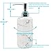 YangShiMoeed 15 oz Simple Soap&Lotion Dispenser,Marble Model(1)