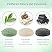 Konjac Face Sponge - 6 Pack Natural Facial Sponges (Pure Konjac, Green Tea and Activated Bamboo Charcoal) for Face Exfoliating, Gently Deep Pore Cleansing, Bath Sponges, Suit for All Skin Type
