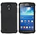 Fenzer Black Hybrid Rubber Matte Hard Case Cover for Samsung Galaxy S4 Active Cell Phone