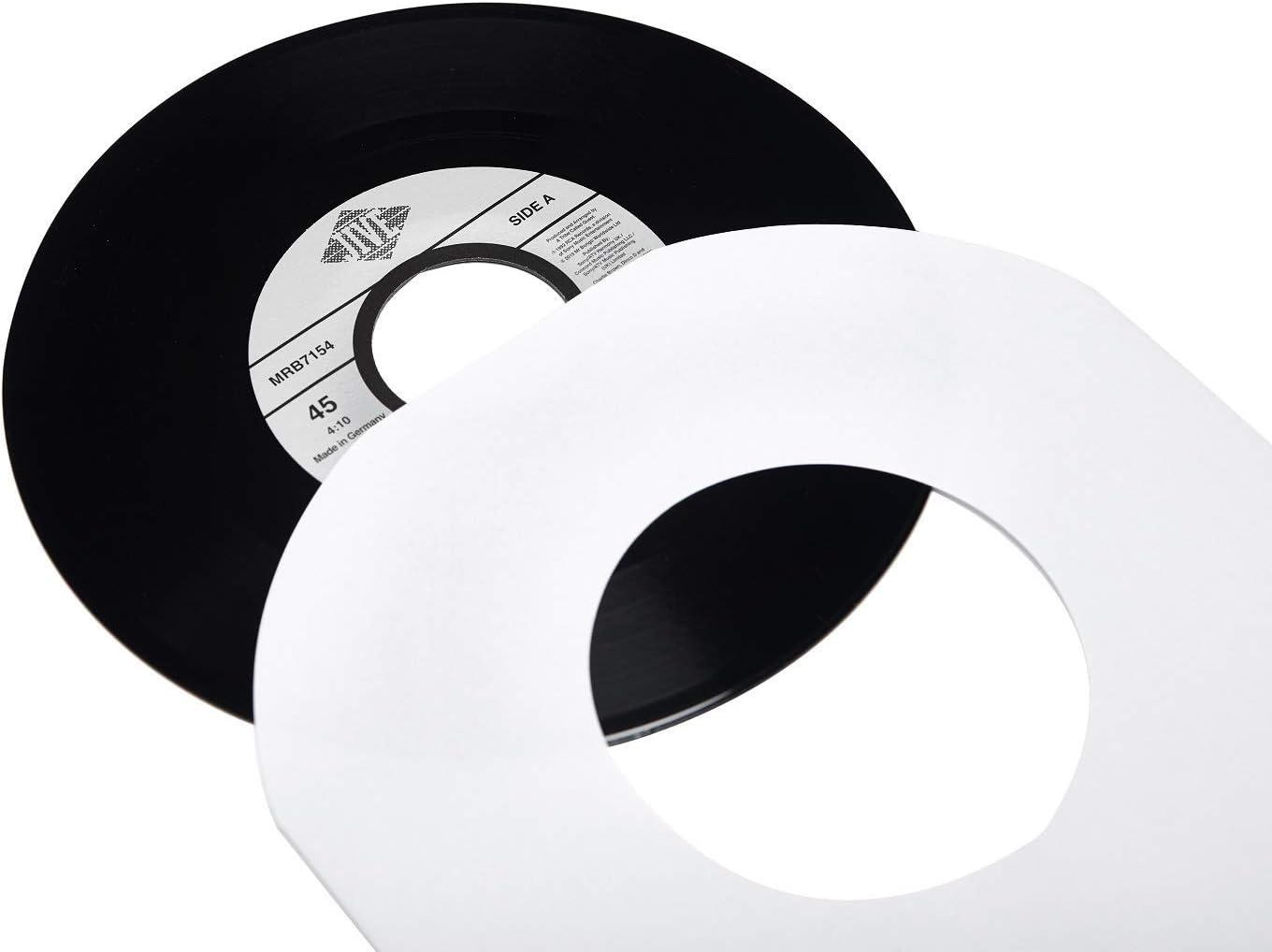 BIG FUDGE Vinyl Record Inner Sleeves, 7 inch x 100 Pcs, Heavyweight & Acid-Free Paper Album Covers - Image 4