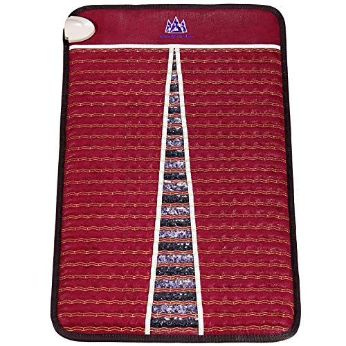MediCrystal Infrared Heat Amethyst Tourmaline Mini Mat 32"L x 20"W