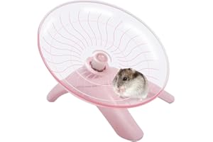 Hamster Flying Saucer,Hamster Wheel Hamster Toys Plastic Hamster Flying Saucer Silent Running Exercise Silent Running Exercis