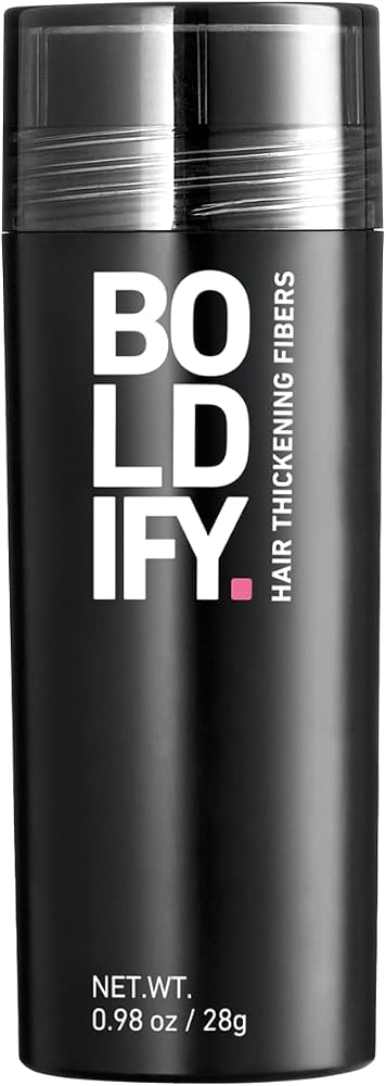 BOLDIFY Hair Fibers for Thinning Hair, for Women & Men, Dark Brown 28g | Instantly Fills Thinning & Fine Hair for a Fuller, T