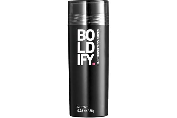 BOLDIFY Hair Fibers - Fill In Thinning and Fine Hair for an Instantly Fuller, Thicker Look - 14 Shades for Women & Men