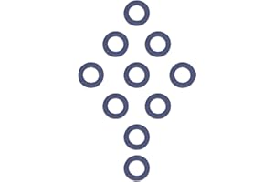 Oil Pan Drain Seal Washer 90430-12031, 10 Pack, for Toyota 4Runner Camry Corolla Prius & Lexus ES GS is GX