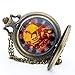 2016 The Nightmare Before Christmas Sally&Jack Dial Quartz Pocket Watch Necklace Pendant Xmas Gifts