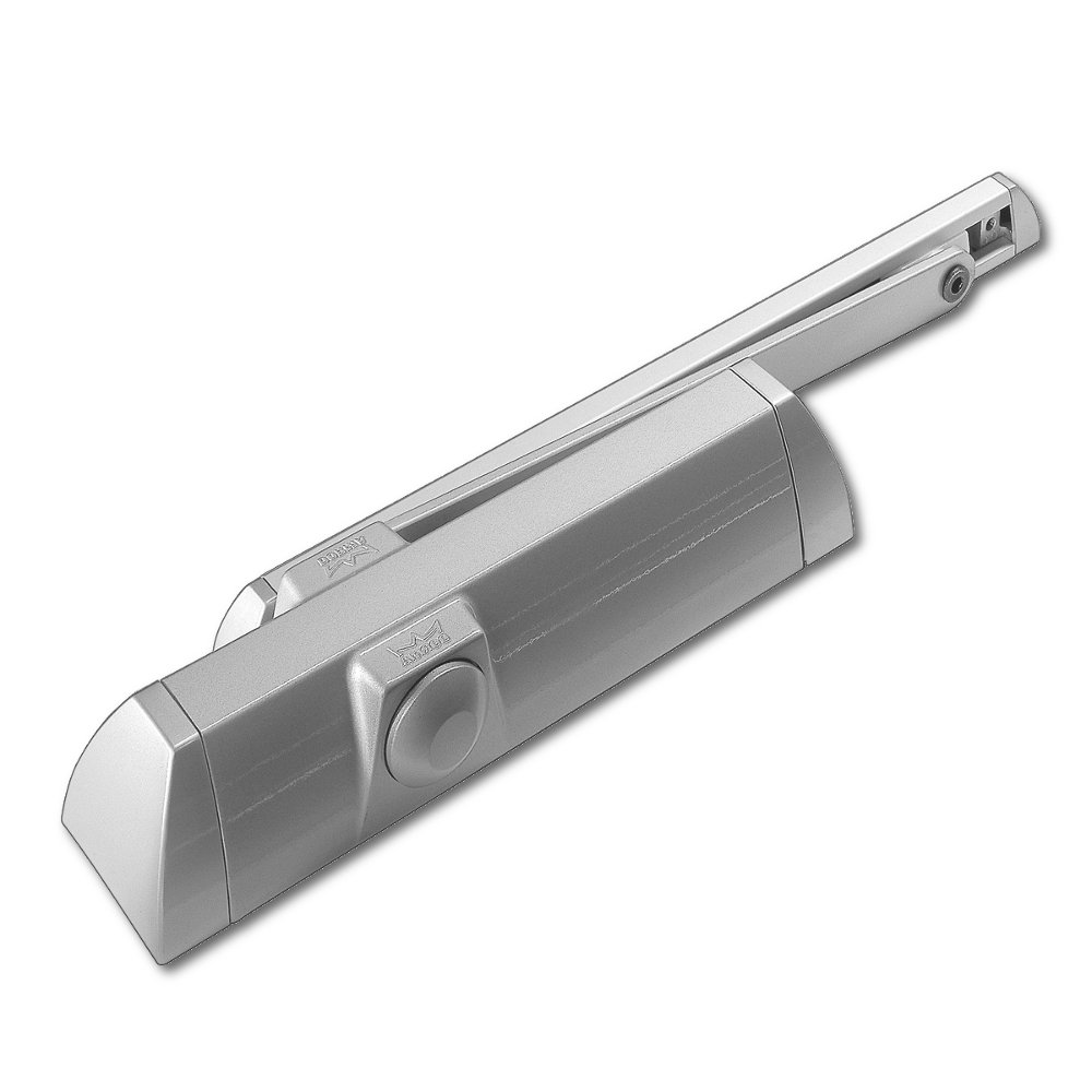 Basi-Saturn TS 90 Impulse Door Closer with Guide Rail Size 3 Width 950 mm Tested According to DIN EN 1154