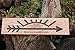 Customizable Arrow of Light Plaque Style #2 with Black Arrow and Rays Inlay