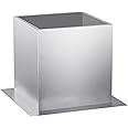FICBXRA Roof Curb for Exhaust Fan-19” Square x 20”High Flat Roof Curb,18 Gauge Galvanized Steel Construction