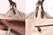 Tom Clovers Unisex Classy Look Canvas Oversized Vintage Hobo Simple Style Top Handle Genuine Leather Tote Handbag Shoulder Weekender Crossbody Bag Begie Large