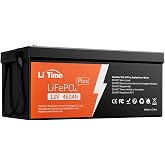 Litime 12V 460Ah LiFePO4 Lithium Iron Phosphate Battery Group 8D Built-in 250A BMS, 5.8KWh High Energy Automotive Battery for